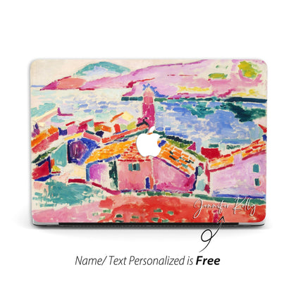 Henri Matisse Painting, Macbook Case 'View of Collioure' Personalized - MinimalGadget