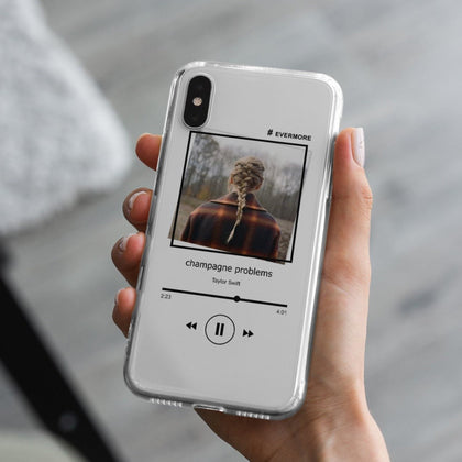 Music Personalized Clear Phone Case, for Music lovers, Taylor Swift | for iPhone 13, 13 Pro Gift for her - MinimalGadget