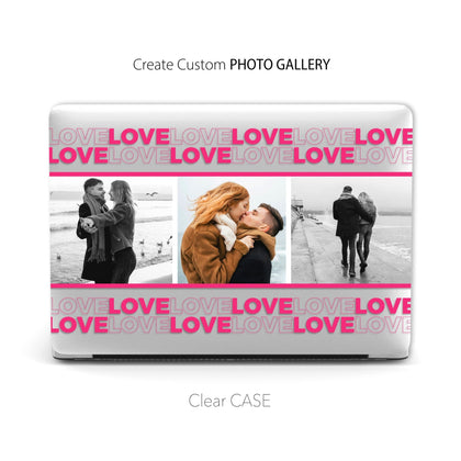 Personalized Your Photo Collage, Macbook Clear Case Memorial Gifts for couple baby pets - MinimalGadget