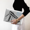 Ancient Greek Ruins Macbook Clear Case, Architecture Aesthetic