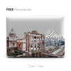 Ancient Rome Macbook Clear Case, Architecture Aesthetic