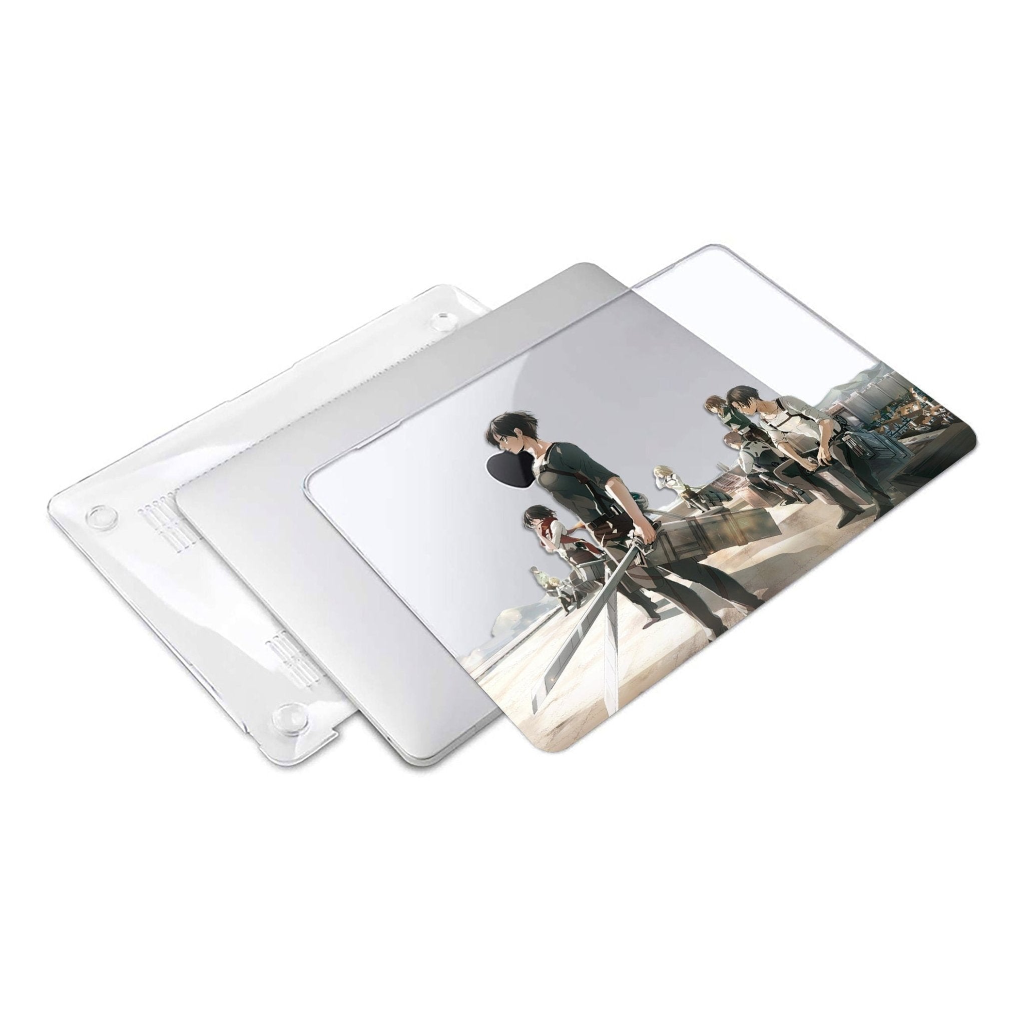 Attack On Titan Anime Macbook Clear Hard Case Custom Name Personalized  Case  MinimalGadget