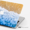 Beach Wave Macbook Hard Cover, Personalized Landscape Nature Art case