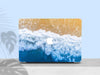 Beach Wave Macbook Hard Cover, Personalized Landscape Nature Art case