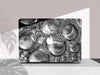 Chic Bubbles Macbook Hard Cover, Personalized Macro photography Art case