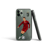Cristiano Ronaldo Clear Phone Case with Keychain