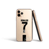 Cristiano Ronaldo Clear Phone Case with Keychain