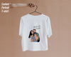 Custom Couple T-shirt, Custom Portrait Illustration, Art painting t-shirt
