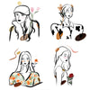 CUSTOM illustrated Portrait, Minimalist Line Macbook Hard Case
