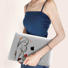 CUSTOM illustrated Portrait, Minimalist Line Macbook Hard Case