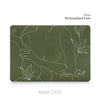 Custom NAME Abstract Portrait, Macbook Matte Case, One line woman Art
