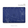 Custom NAME Abstract Portrait, Macbook Matte Case, One line woman Art