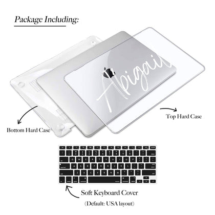 Custom Personalized Name Clear Macbook Case - MinimalGadget