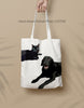 Custom Pet Portrait Canvas Tote Bag for your Dog Cat gift