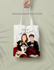 Custom Pet Portrait Canvas Tote Bag for your Dog Cat gift