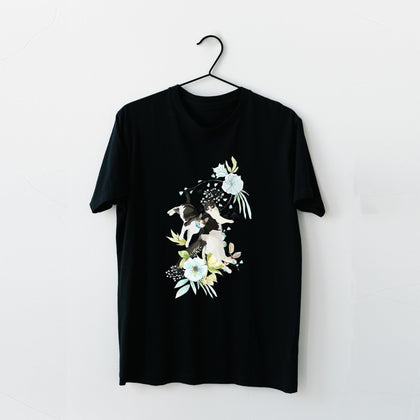 Custom Photo T-shirt, Hand illustrated Portrait Custom, Art painting - MinimalGadget