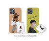 CUSTOM Portrait AirPods Case, Custom No-Facial Portrait Illustration
