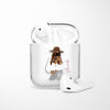 CUSTOM Portrait AirPods Case, Custom No-Facial Portrait Illustration