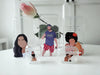 Custom Portrait iPhone Case for Family Couple, Hand illustrated Clear CASE