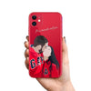 Custom Portrait iPhone Case for Family Couple, Hand illustrated Clear CASE