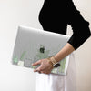 Cute Botanical Garden Macbook Clear Case, Matte Case