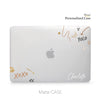 Cute Doodle XOXO Macbook Clear Case, Matte Case