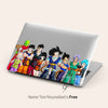 Dragon Ball family, Macbook Clear Hard Case, Anime Custom Name