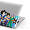 Dragon Ball family, Macbook Clear Hard Case, Anime Custom Name