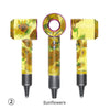 Dyson Hair Dryer Skin Sticker, Van Gogh Flowers, Personalized