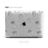 Elegant Greek Goddess Macbook Clear Case, Matte case