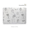 Elegant Greek Goddess Macbook Clear Case, Matte case