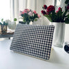 England Plaid style, Macbook Case Personalized Hard Cover, Almond Blossom