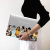 Famous women in Painting inspired, Personalized Name, Macbook CLEAR Hard Case