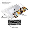 Famous women in Painting inspired, Personalized Name, Macbook CLEAR Hard Case