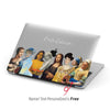 Famous women in Painting inspired, Personalized Name, Macbook CLEAR Hard Case
