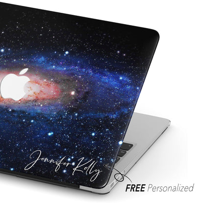 Galaxy Space Macbook Hard Cover, Personalized Nature Art case - MinimalGadget