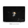 Gold Moon Angel with Starry sky, Macbook Hard Cover
