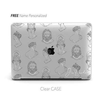 Greek Gods Sculpture Macbook Clear Case, Elegant Matte case - MinimalGadget