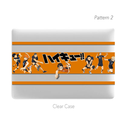 Haikyu!! Macbook Clear Hard Case, Anime Custom Name - MinimalGadget