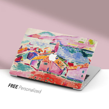 Henri Matisse Painting, Macbook Case 'View of Collioure' Personalized - MinimalGadget