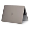 Gray Personalized Macbook Matte Hard Case, pink red blue black clear