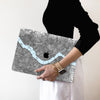 Minimalist Seoul Map, Clear Macbook Hard Case, Custom your City Map