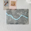 Minimalist Seoul Map, Clear Macbook Hard Case, Custom your City Map