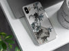 Ink watercolor Painting, Personalized Clear Phone Case, Bamboo and birds