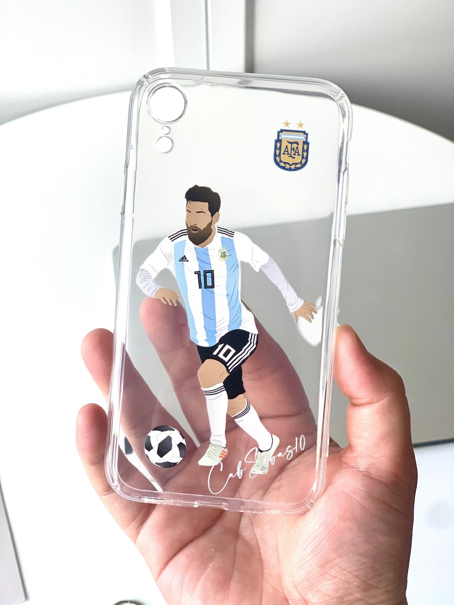 Leo Messi Clear Phone Case with Keychain, Argentina World Cup case - MinimalGadget Leo Messi Clear Phone Case with Keychain, Argentina World Cup case - MinimalGadget