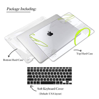 MEMPHIS Geometric Abstract Macbook Clear Case - MinimalGadget