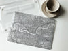 Minimalist London Map, Clear Macbook Hard Case, Custom City Map Case