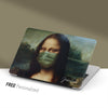Mona Lisa with Mask, Macbook Case Personalized, Da Vinci