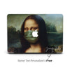Mona Lisa with Mask, Macbook Case Personalized, Da Vinci
