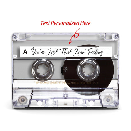 Personalized Audio Cassette Macbook Hard Case, Custom Name Case - MinimalGadget
